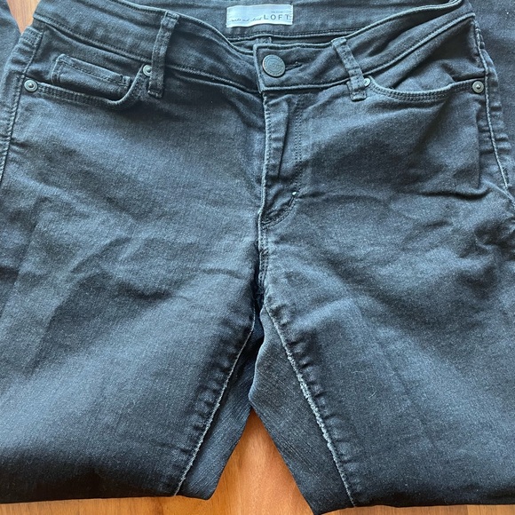 Loft 4p/27p faded black jeans - Picture 3 of 6